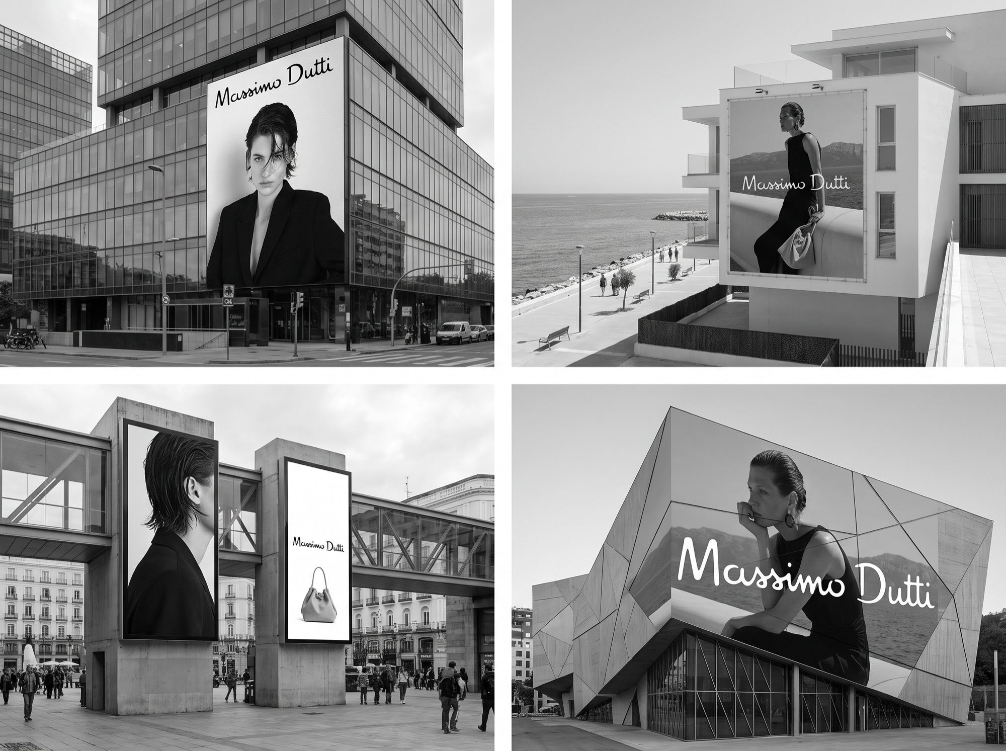 Massimo Dutti outdoor advertising