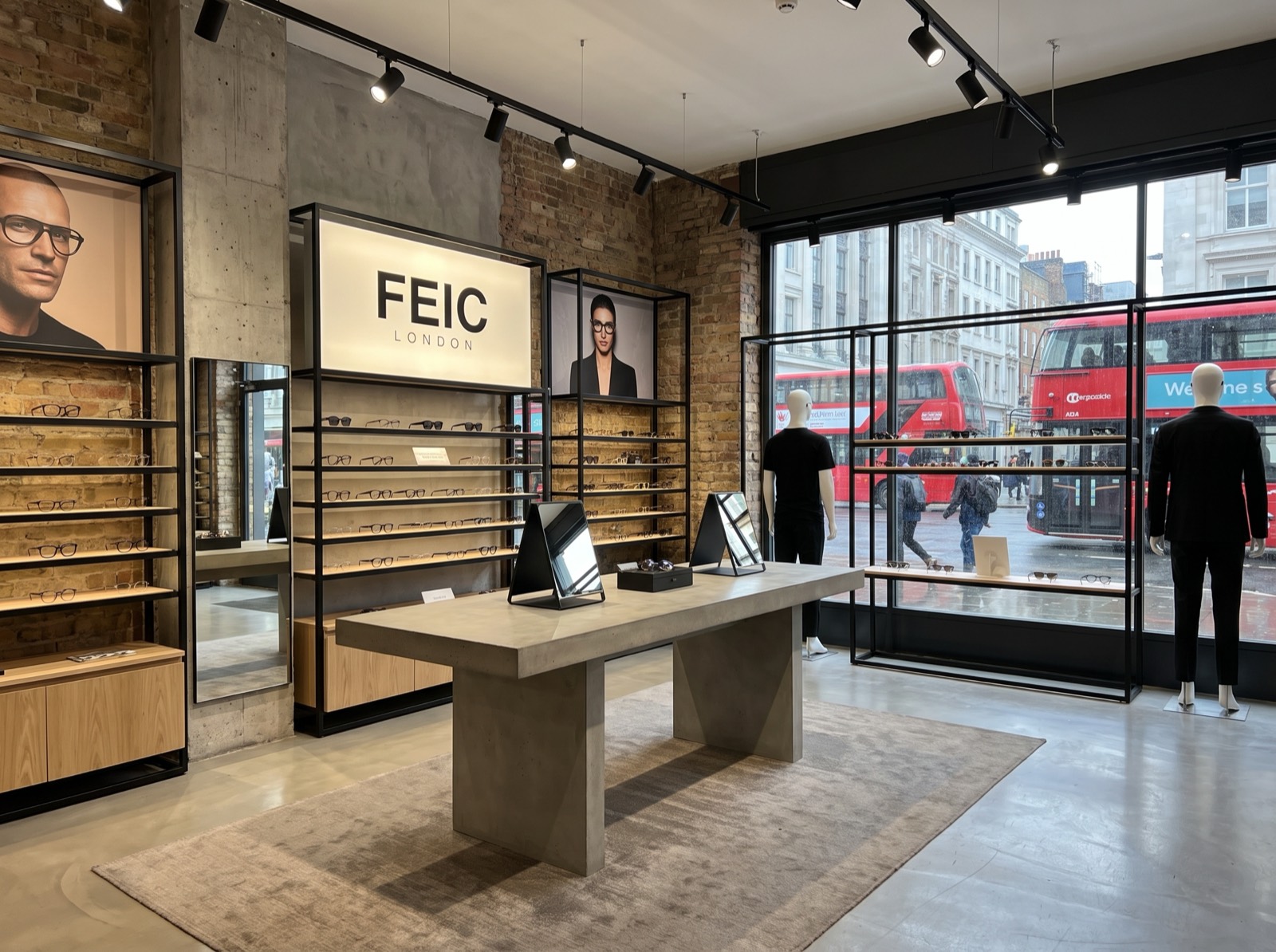 FEIC pop-up store interior